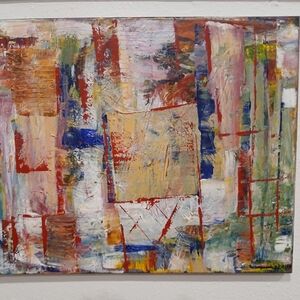 DOORWAY...Abstract Multicolor Canvas Art